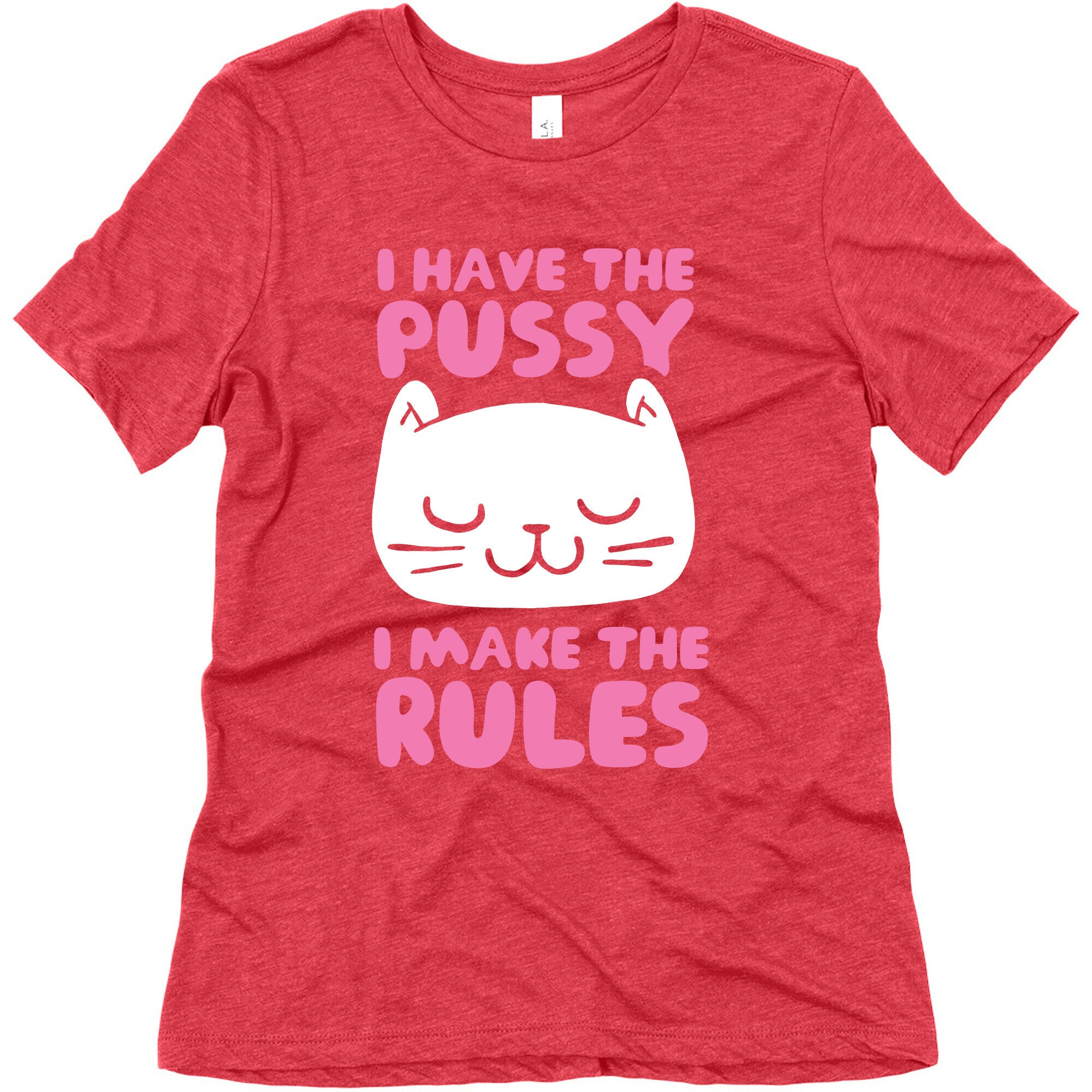 I Have The Pussy I Make The Rules Women's Triblend Tee